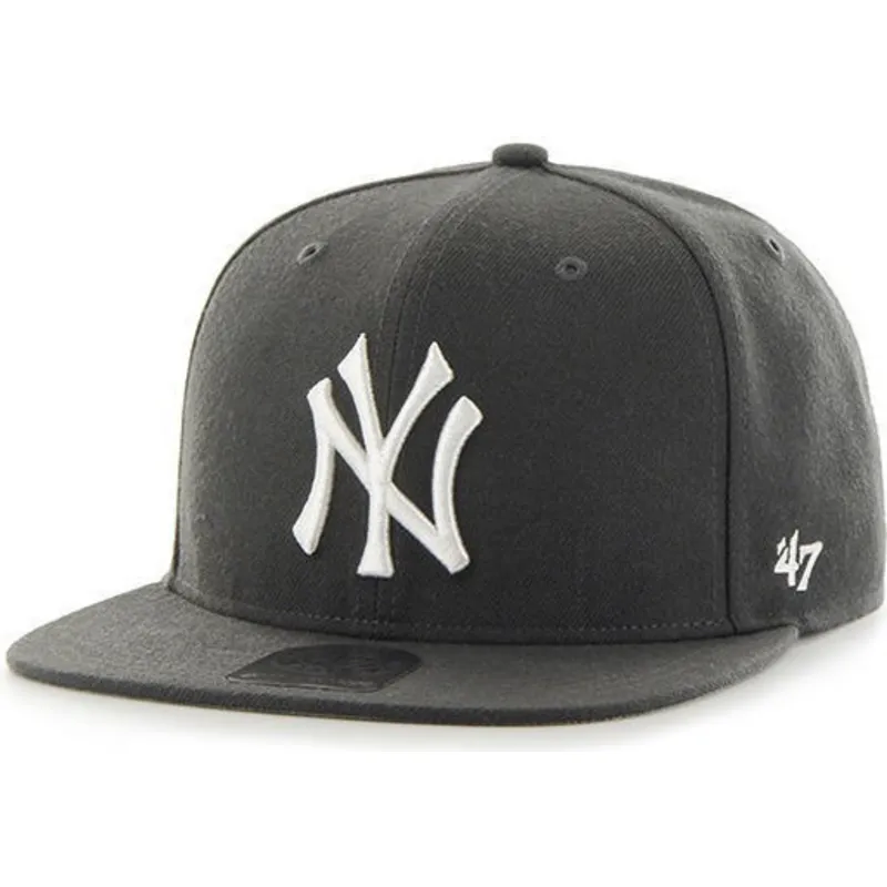 kape-ravna-crna-snapback-new-york-yankees-mlb-47-brand