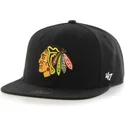 kapa-ravna-crna-snapback-chicago-blackhawks-nhl-47-brand