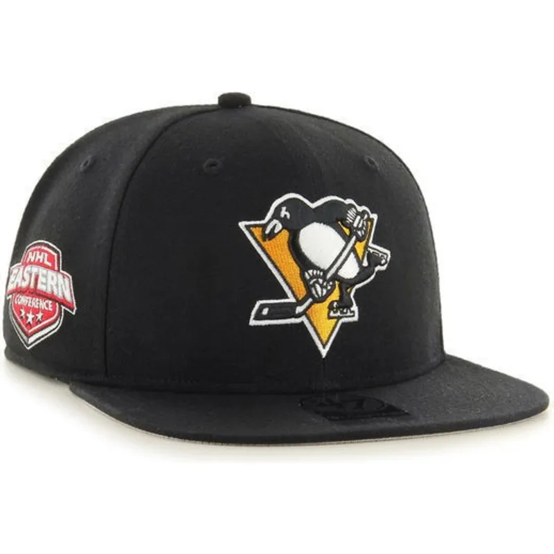 kapa-ravna-crna-snapback-pittsburgh-penguins-nhl-47-brand