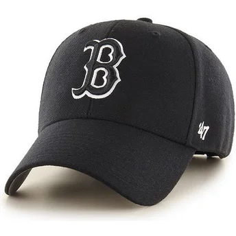 kapa-zaobljena-crna-snapback-boston-red-sox-mlb-47-brand