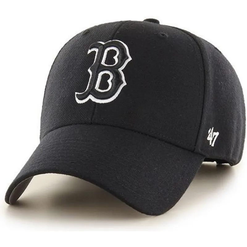 kapa-zaobljena-crna-snapback-boston-red-sox-mlb-47-brand