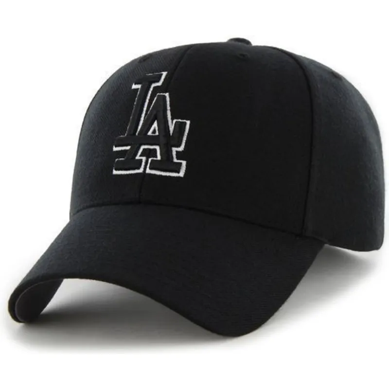kapa-zaobljena-crna-snapback-los-angeles-dodgers-mlb-47-brand