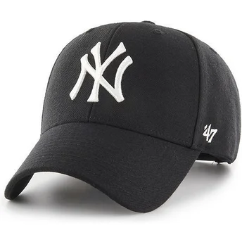 Kape zaobljena crna snapback New York Yankees MLB 47 Brand