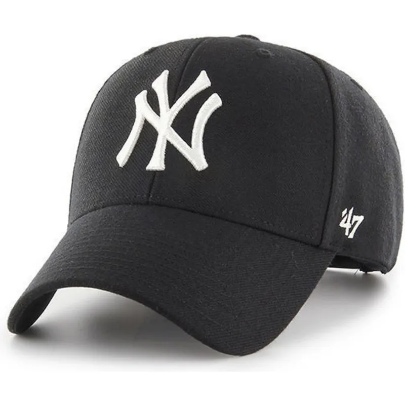 kapa-zaobljena-crna-snapback-new-york-yankees-mlb-47-brand