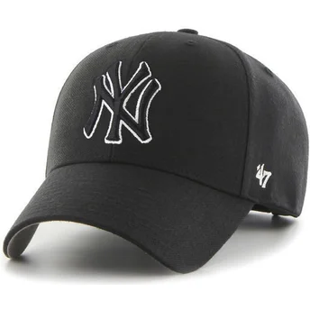 Kapa zaobljena crna snapback New York Yankees MLB 47 Brand