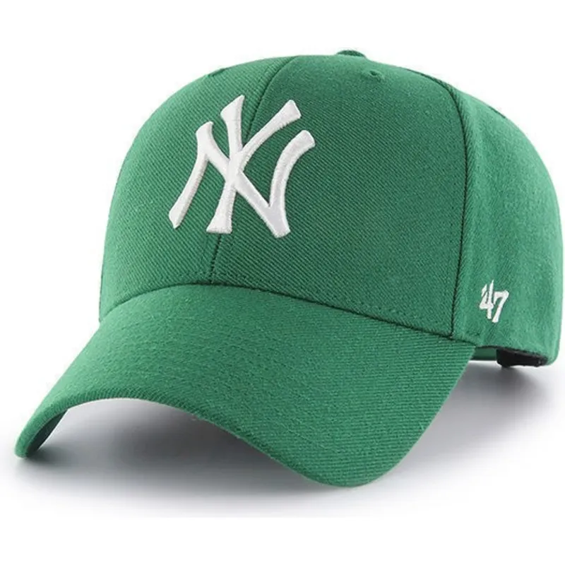 cap-zaobljena-green-snapback-new-york-yankees-mlb-47-brand