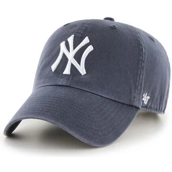 Cap zaobljena gray adjustable strap denim New York Yankees MLB 47 Brand
