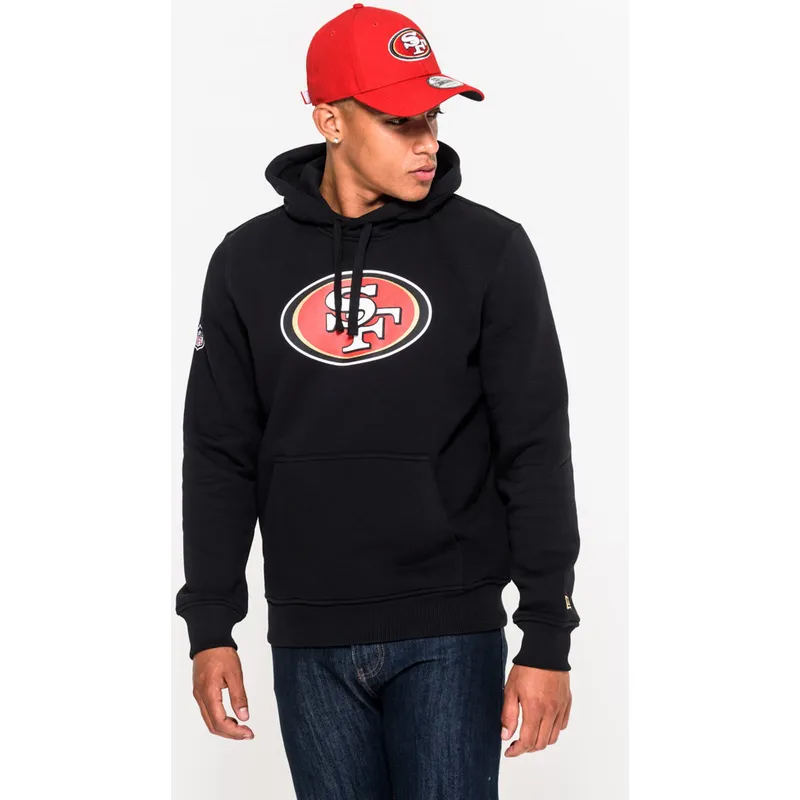 majice-s-kapuljacom-s-kapuljacom-crna-pullover-hoodie-san-francisco-49ers-nfl-new-era