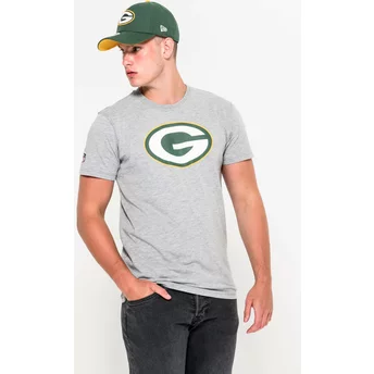New Era Green Bay Packers NFL Grey T-Shirt