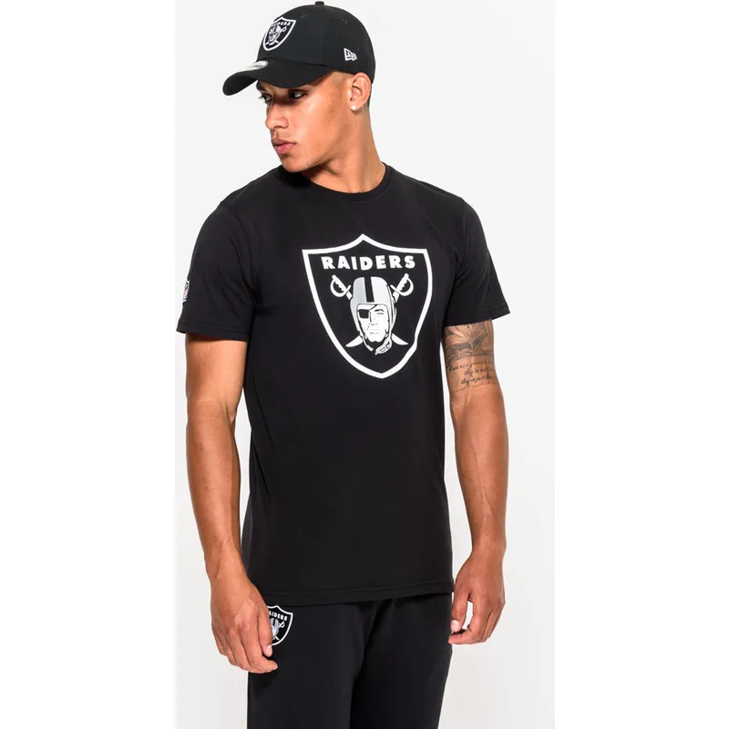 majice-kratki-rukav-crna-las-vegas-raiders-nfl-new-era