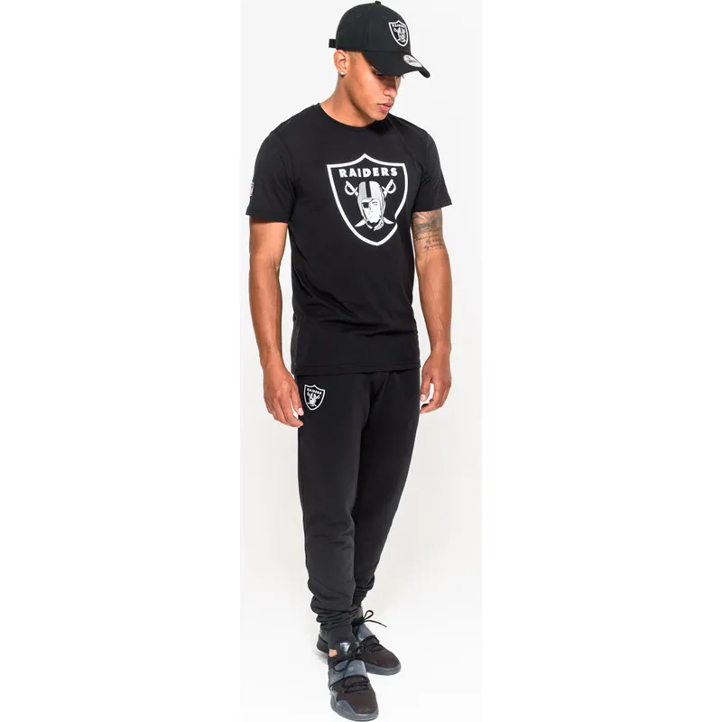 majice-kratki-rukav-crna-las-vegas-raiders-nfl-new-era