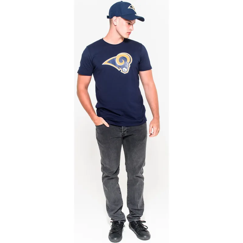 majice-kratki-rukav-plava-los-angeles-rams-nfl-new-era