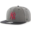 kapa-ravna-siva-snapback-new-york-yankees-mlb-47-brand