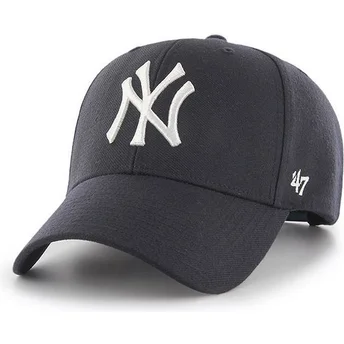 Kape zaobljena mornarsko plava snapback New York Yankees MLB 47 Brand