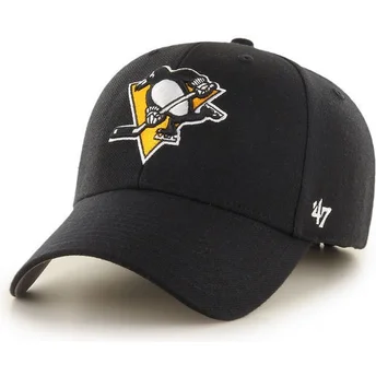 kapa-zaobljena-crna-podesiv-pittsburgh-penguins-nhl-47-brand