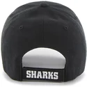 cap-zaobljena-black-adjustable-strap-san-jose-sharks-nhl-47-brand