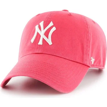 Kapa zaobljena ružičasta podesiv chicle New York Yankees MLB 47 Brand