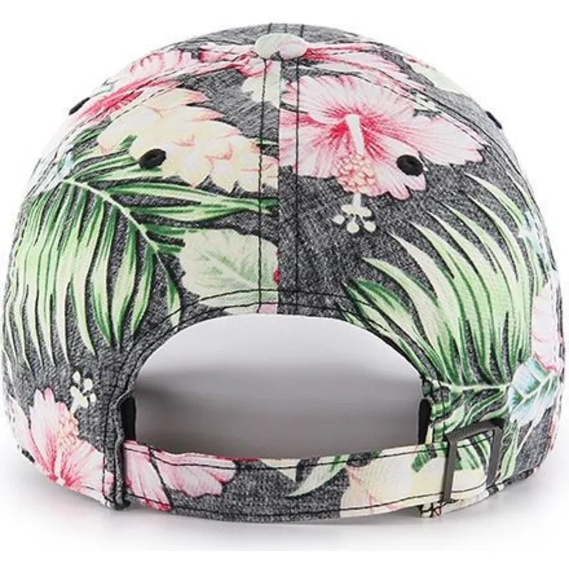 kapa-zaobljena-siva-podesiv-estampado-floral-new-york-yankees-mlb-47-brand