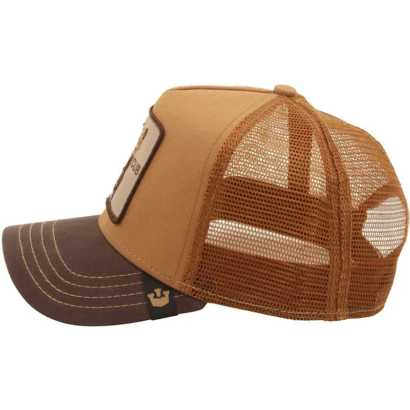 kapa-zaobljena-smeda-snapback-osezno-cub-the-farm-goorin-bros kapa-zaobljena-smeda-snapback-osezno-cub-the-farm-goorin-bros