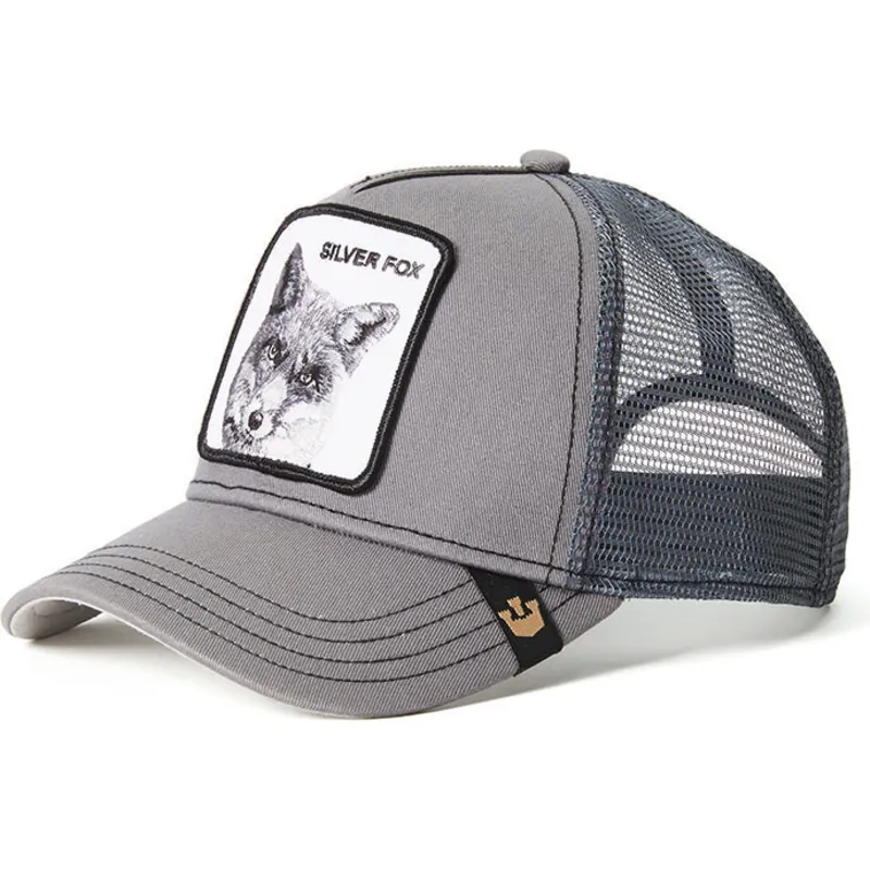 kapa-zaobljena-siva-snapback-silver-the-farm-goorin-bros