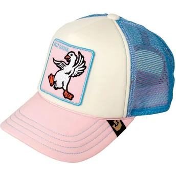 kapa-zaobljena-ruzicasta-snapback-za-djecu-silly-goose-the-farm-goorin-bros