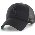 kapa-zaobljena-crna-snapback-chicago-white-sox-mlb-47-brand