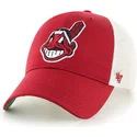 kapa-zaobljena-crvena-snapback-cleveland-indians-mlb-47-brand