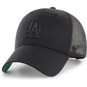 kapa-zaobljena-crna-snapback-los-angeles-dodgers-mlb-47-brand