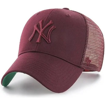 kapa-zaobljena-crvena-snapback-new-york-yankees-mlb-47-brand