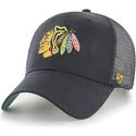 kapa-zaobljena-crna-snapback-chicago-blackhawks-nhl-47-brand