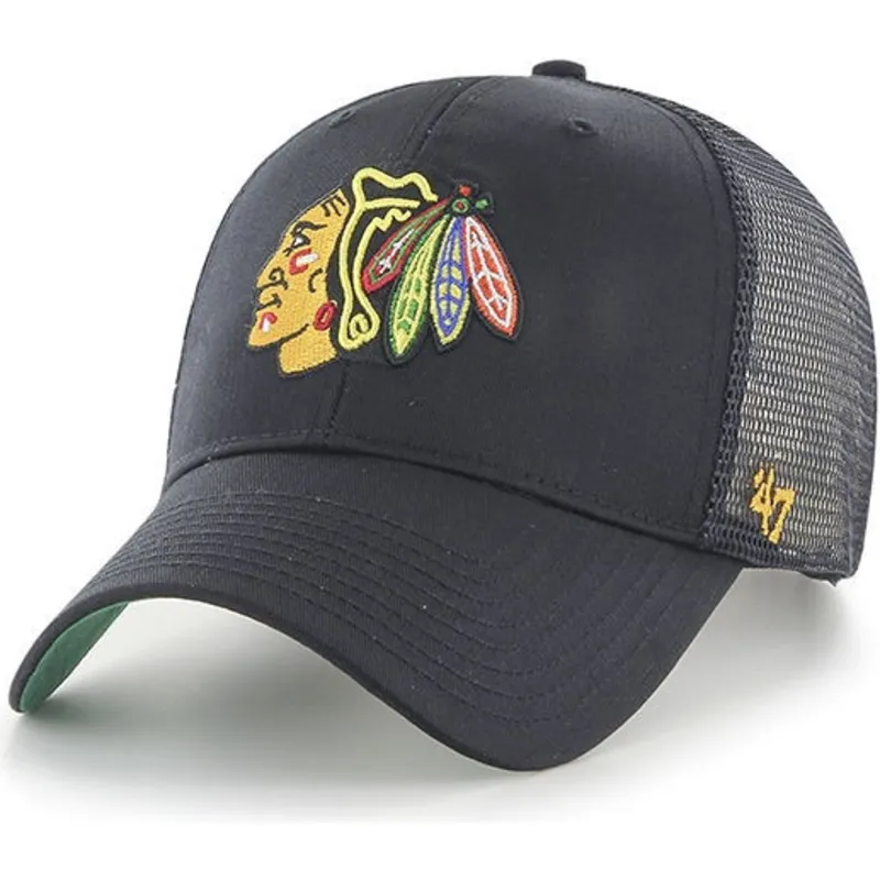 cap-zaobljena-black-snapback-chicago-blackhawks-nhl-47-brand