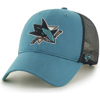 kapa-zaobljena-zelena-snapback-san-jose-sharks-nhl-47-brand