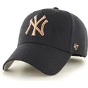 kapa-zaobljena-crna-podesiv-bronce-new-york-yankees-mlb-47-brand