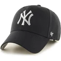 kapa-zaobljena-crna-podesiv-plata-new-york-yankees-mlb-47-brand