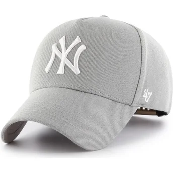 Kapa zaobljena siva snapback New York Yankees MLB 47 Brand
