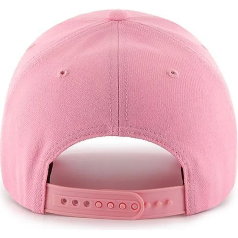kapa-zaobljena-ruzicasta-snapback-new-york-yankees-mlb-47-brand