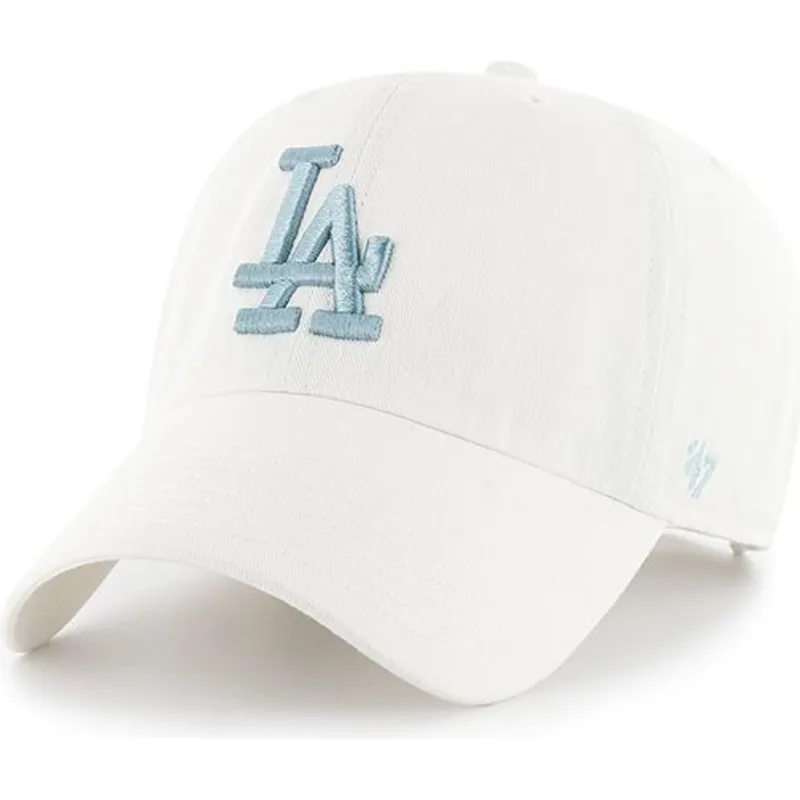 kapa-zaobljena-bijela-podesiv-los-angeles-dodgers-mlb-47-brand