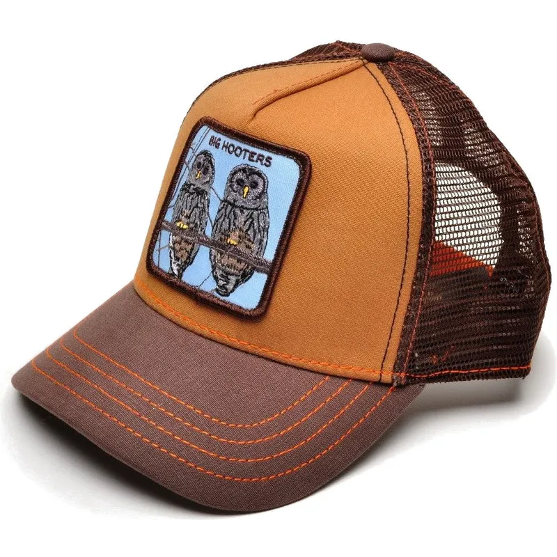 kapa-zaobljena-smeda-snapback-lechuzas-hooters-the-farm-goorin-bros kapa-zaobljena-smeda-snapback-lechuzas-hooters-the-farm-goorin-bros