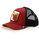 kape-zaobljena-crvena-snapback-toro-bull-the-farm-de-goorin-bros