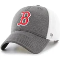 kapa-zaobljena-siva-podesiv-boston-red-sox-mlb-47-brand