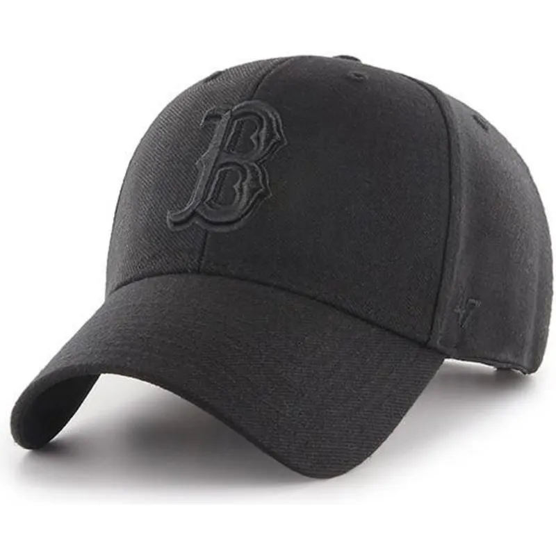 kapa-zaobljena-crna-snapback-boston-red-sox-mlb-47-brand
