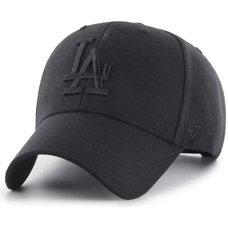 kape-zaobljena-crna-snapback-los-angeles-dodgers-mlb-47-brand