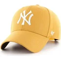 kapa-zaobljena-zuta-snapback-new-york-yankees-mlb-47-brand