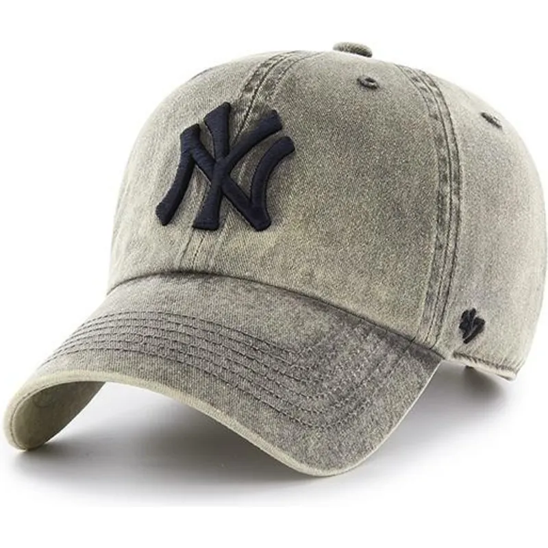 kapa-zaobljena-siva-podesiv-new-york-yankees-mlb-47-brand
