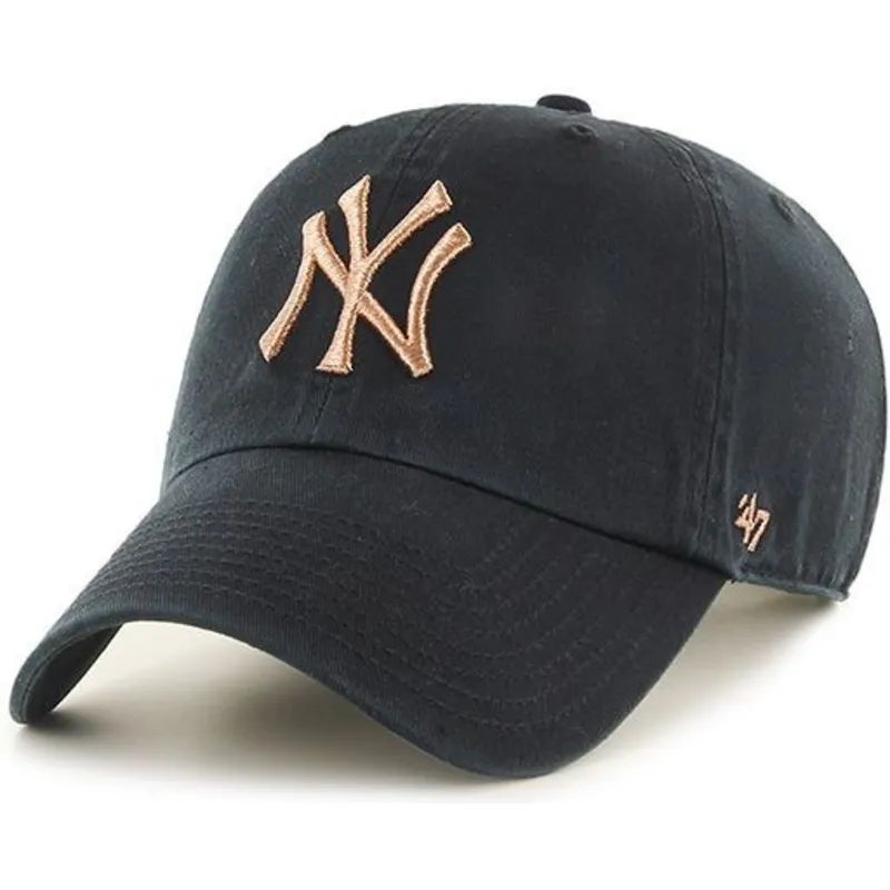 kapa-zaobljena-crna-podesiv-bronce-new-york-yankees-mlb-47-brand kapa-zaobljena-crna-podesiv-bronce-new-york-yankees-mlb-47-brand