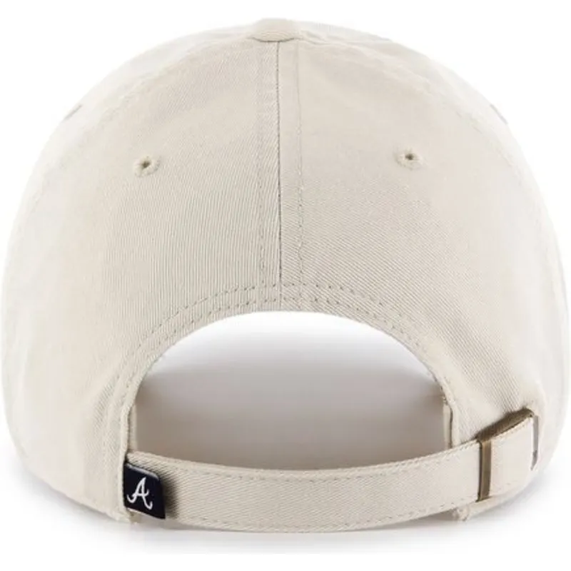 kapa-zaobljena-krem-podesiv-atlanta-braves-mlb-clean-up-atlanta-braves-mlb-47-brand