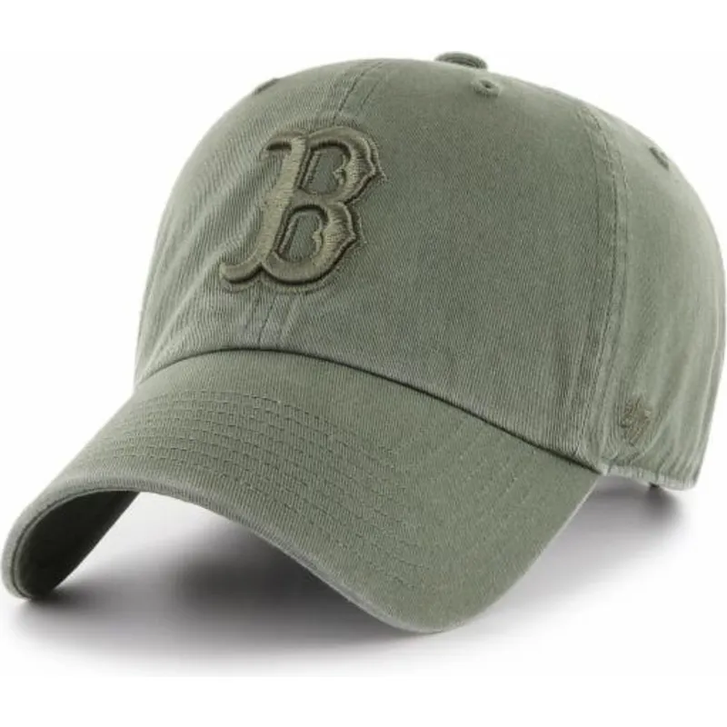 kapa-zaobljena-zelena-podesiv-boston-red-sox-mlb-47-brand
