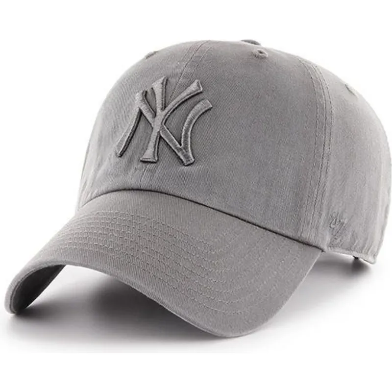 kapa-zaobljena-siva-podesiv-new-york-yankees-mlb-47-brand