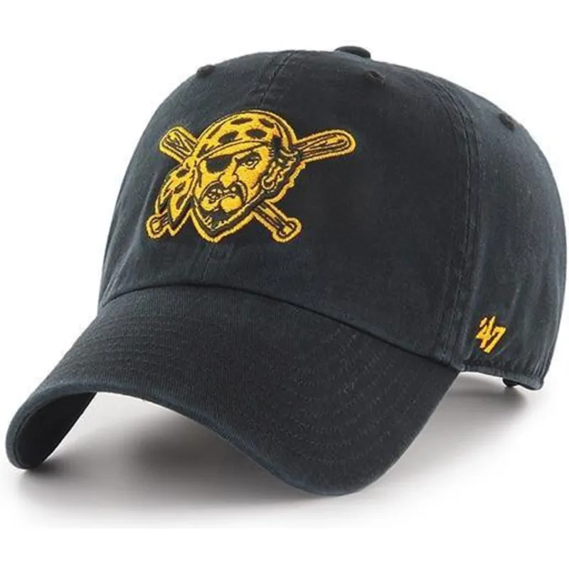 cap-zaobljena-black-adjustable-strap-pittsburgh-pirates-mlb-47-brand