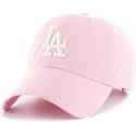 kapa-zaobljena-ruzicasta-podesiv-los-angeles-dodgers-mlb-47-brand